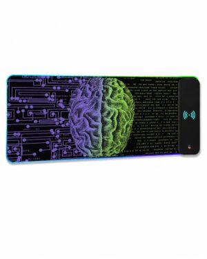 RGB Desk Mat with Wireless Charging
